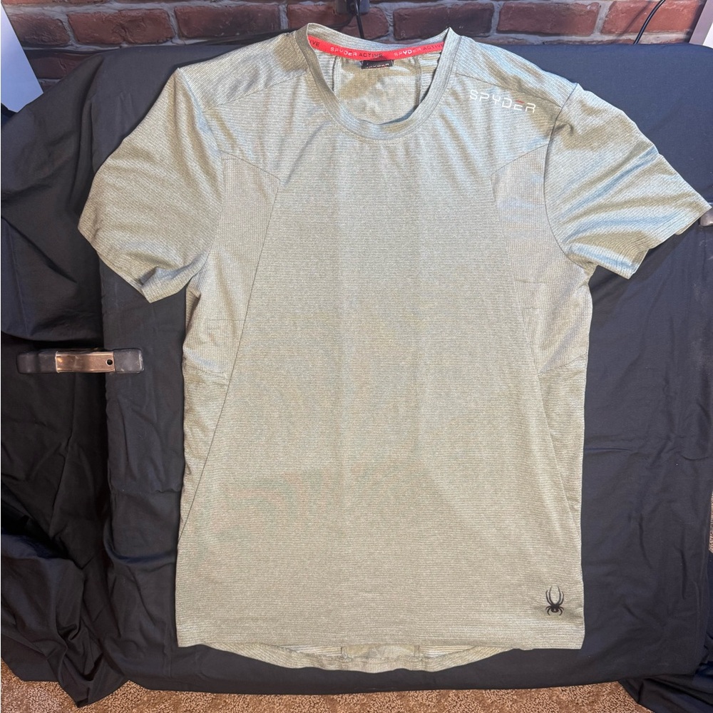 Spyder Men's Light Green Short Sleeve Tee